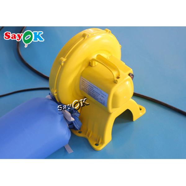 Inflatable Rainbow Arch 4x3m Blue Oxford Cloth Inflatable Race Arch With Air Blower Logo Printing