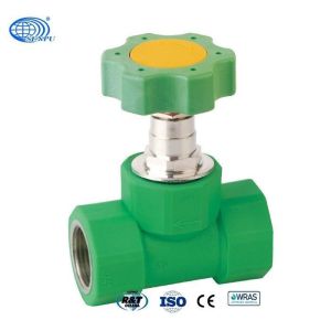 Hydraulic 2.5MPa Poly Pipe Stop Valve PPR Union Valve For Cold And Hot Water