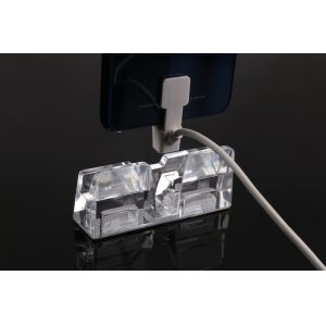 COMER China supplier wholesale acrylic tablet stand with alarm controller system