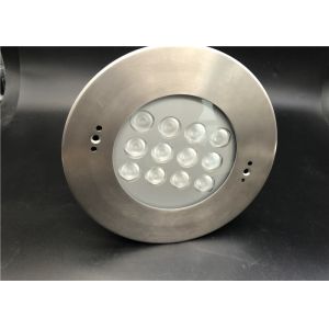 Round 24 Watt 36 Watt 48 Watt IP68 LED Underwater Light Two Years Warranty