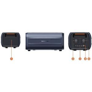 LiFePO4 Lithium Lon Battery Home Energy Storage System 2400wh Bluetooth Charge