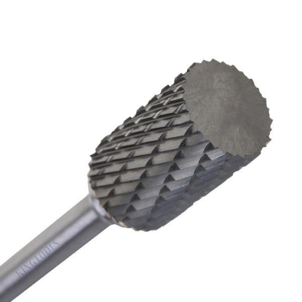 Silver Cylinder Carbide Burr Bit For Grinding Polishing SC Type