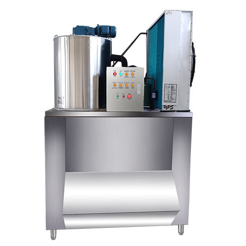 Industrial Flake Ice Machine With Compressor Microcomputer / Touch Screen