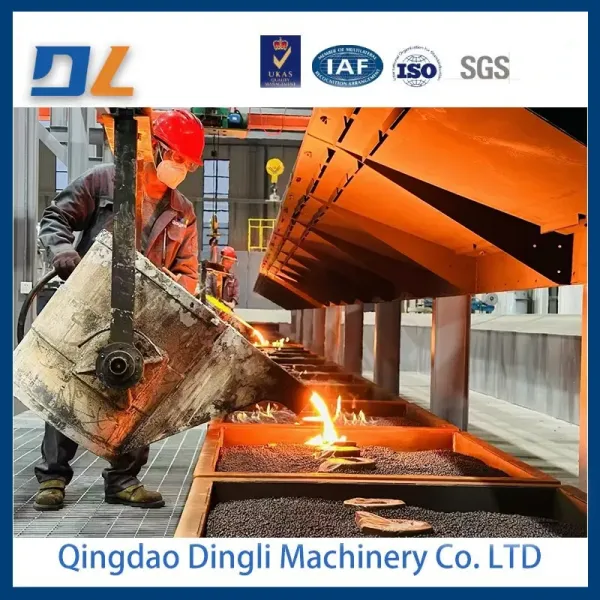 Clay Sand Horizontal Sand Box Molding Line