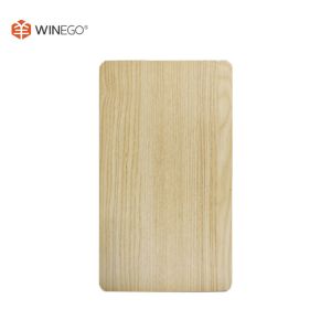 White Oak Flat Laminate Decorative Wall Panels With MDF HDF MGO Base Mateiral