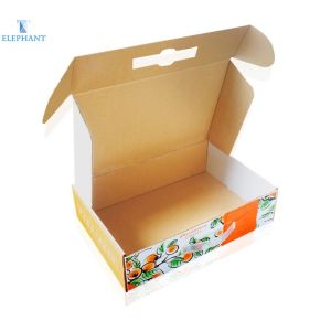 Cheap Customized Printing Design Beautiful Strong Diecut Large Fruit Packing