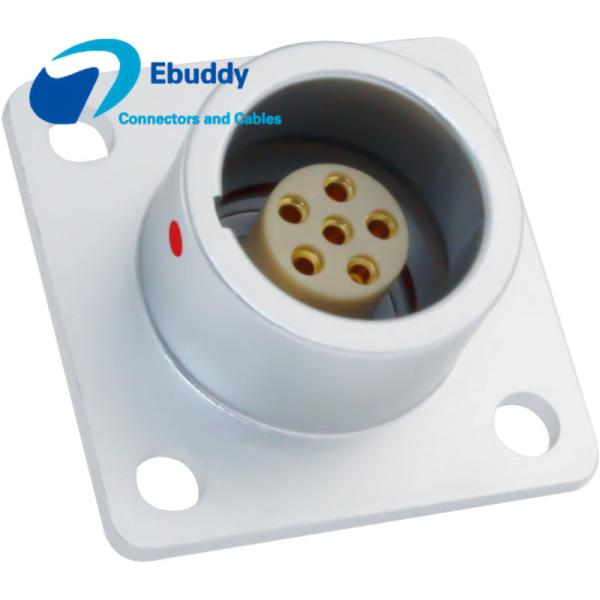 Quality 2K 6pin Lemo Alternative PCB Mount Connector PPS for sale