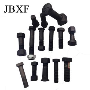 Plow D65 Excavator Track Shoes M24 Bolt And Nut 8h7504 6s3419 1s1859 1s1860