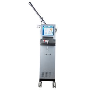 China Most popular stationary 0.1-0.2mm dot interval co2 laser cutting skin resurfacing machine on sale