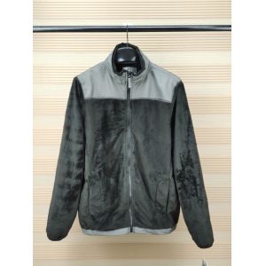 Soft Polyester Lining Blue Suede Jacket Mens Original For Us Market