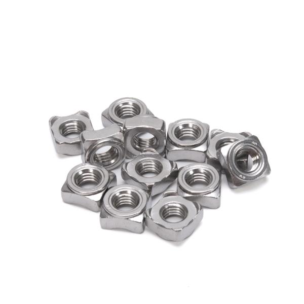 Nickel Plated Metric Customized Square Weld Lock Nut for Smooth Surface Stainless Steel 201/304/316 in Food Beverage Industry