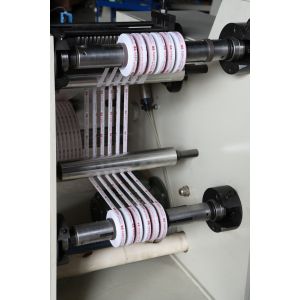 Self Adhesive Paper Roll Slitter Rewinder With 8 Sets Slitting Knife