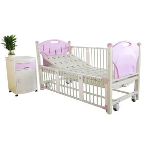 China 750MM Single Crank ABS Detachable Paediatric Hospital Bed on sale