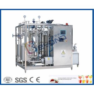 SUS304 Plate Milk Processing Equipment , PID Control Milk Pasteuriser Machine