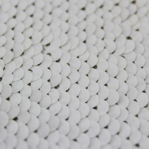 High Quality 100 Polyester white Sequin Iridescent Holographic Changing Fabric