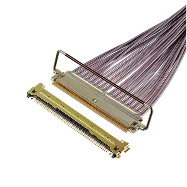 Quality CABLINE-CAP 64 Gbps PAM4 81863-100B-01 50P 0.4mm Pitch Horizontal Mating Type Micro-Coaxial Cable Assembly OEM/ODM for sale