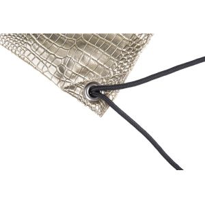 Custom PU Leather Drawstring Bags Headset Waterproof Storage String Bag