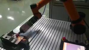 China Robot arm 6 axis AUBO i5 pick and place robot operating with hand drive operation cobot on sale