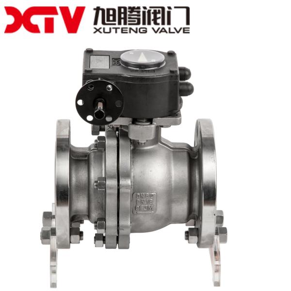 Quality US Electric/Pneumatic Flanged Floating/Fixed Ball Valve with Net Torque 7n.M-1250n.M for sale