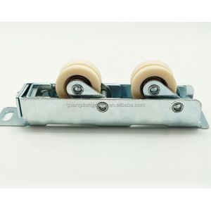 Adjustable Heavy Duty Stainless Steel Double Wheels Sliding Window Roller with 2