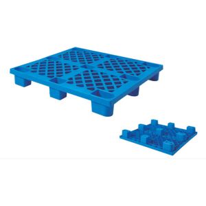 Flat Top Stackable Plastic Pallet Bulk 1100*1000 Mm Export Use