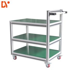 Customized Square Structural Aluminium Tube 4040 Mill Finish Extruded Profiles