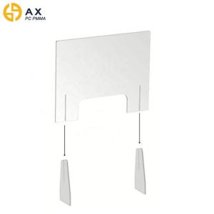 Transparent 73MPa 5mm Plexiglass Sneeze Guard