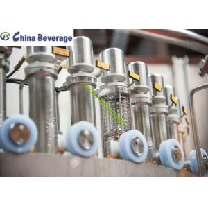 CSD Carbonated Water Bottle Filling Machine , Beverage Bottling Equipment