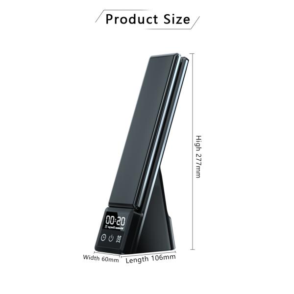 Multifunctional Wireless Charging Table Lamp with ABS Material and Folding Bracket