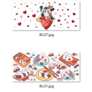 Self Adhesive 3D UV Transfer Labels 16oz Digital UV Printing