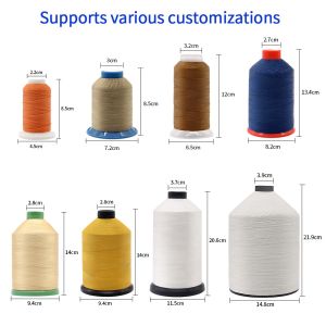 MERCERIZED 210D/3 100g High Strength Nylon Beading Sewing Thread For Garment