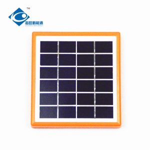 Buy cheap 2W 6V high efficiency Glass Laminated solar panel ZW-2W-6V transparent glass from wholesalers