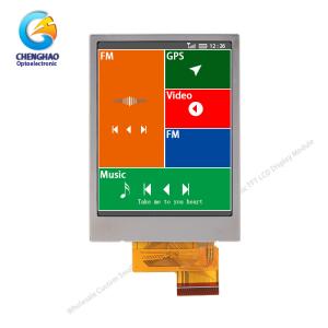 IPS Mcu 240x320 Dot TFT LCD Display 2.4 300cd/m2 Tft Lcd Module