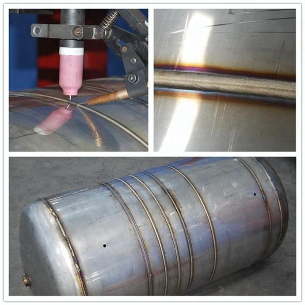 TIG MAG MIG ETC Water Tank Welding Machine Longitudinal / Circumferential Seam Welder 2000kg