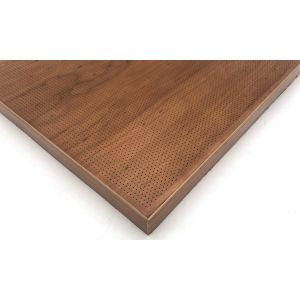 Auditorium Ceiling Tile Woodgrain Nano 2/2/0.5mm Microperforated Sound Absorbing