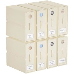 Sheet Organizers And Storage, 4-Pack, Queen/King Size (Grey), Bed Sheet