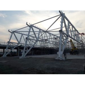 Elegant Appearance Arch Truss Steel Hangar Building Fabrication And Supplyment