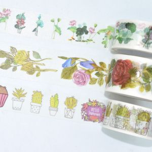 Custom Printing Waterproof Japanese Washi Paper Tape Christmas Washi Tape