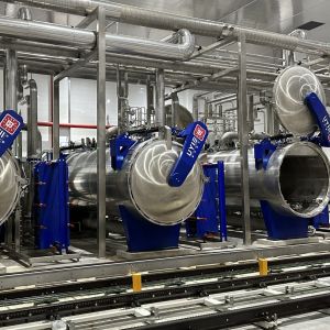 Heat Sterilization Fully Automatic Static Retort Pressure Sterilizer Batch