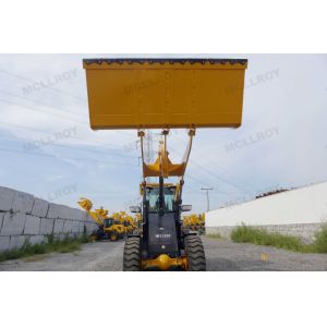 Mining EU2 Small Wheel Loaders , Mechanical Joystick Articulated Front Loader