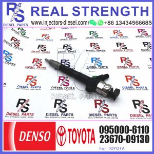 Brand new Denso Common Rail 095000-6110 For Toyota- 2ad-fhv Fuel Injector 23670