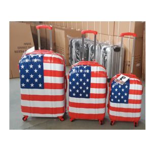 Wholesale 4 Wheel PC Luggage Suitcase Bag Set Normal Combination Locked Hard Case from china suppliers