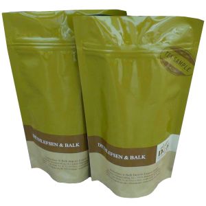 China PET Tea Plastic Packaging Bags with Bottom Gusset on sale