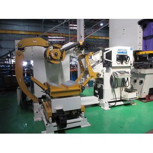 Leveling Sheet Metal Decoiler Machine Stamping Processing CNC Coil Handling