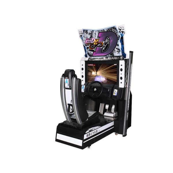 Coin operated Arcade simulator racing car game machine Initial game machine for sale