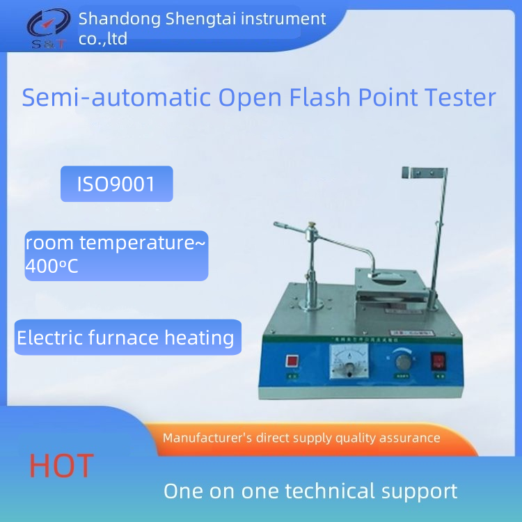 Semi-Automatic Cleveland Open Cup Flash Point Tester for the determination of