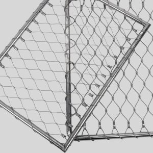 Easy Install Flexible Cable Wire Rope X Tend Mesh Polish PVC Coated Black Oxide