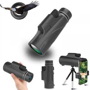 10X Starscope Monocular Mobile Phone Telescope Waterproof Shockproof