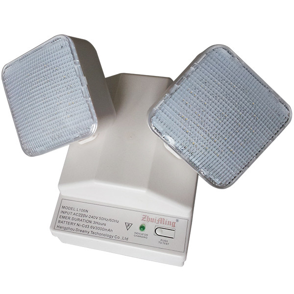 Quality Exit Wall Surface Mounted Twin Head Emergency Light Non Maintained for sale