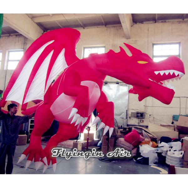 Custom Red Dragon, Inflatable Pterosaurs with Blower for Events